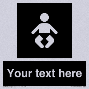 Custom information: black panel baby change